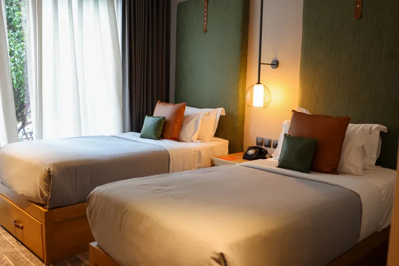 Twin-bedded Bedroom at The Social House, view 4