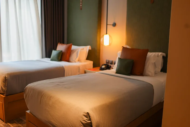 Twin-bedded Bedroom at The Social House, view 5